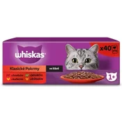 Whiskas vrečke, Classic Selection v soku, 40 x 85 g