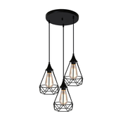 Graf Viseca Lampa 3X60W E27 Black