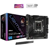 ASRock ASRock Z790I LIGHTNING WIFI Matična plošča Mini-ITX z LGA 1700, DDR5, Wi-Fi 6E, 2.5 Gb LAN, do 96GB RAM
