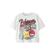 NAME IT Majica NKFJYLAL POKEMON  azur / žuta / magenta / bijela
