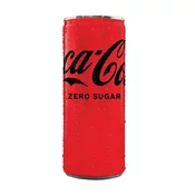 Coca-Cola Zero Gazirani sok, 0.33L