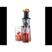 Severin ES 3571 Slow Juicer Easy-Clean concept drip-stop closure grey-metallic-black 150 W 3571