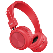 Hoco Bežične Bluetooth slušalice W25 Promise  - Crvena