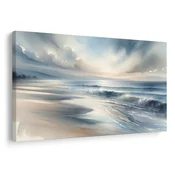 Slika mirno morje ob zori - 30x20