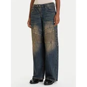 Guess Jeans hlače W5BA2J D4XYG Mornarsko modra Regular Fit