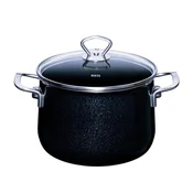 Riess Lonec s pokrovom Black Magic 20cm/4l/dva ročaja/emajl