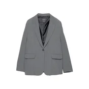Pull&Bear Blazer pegasto siva