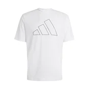 ADIDAS PERFORMANCE Funkcionalna majica črna / bela