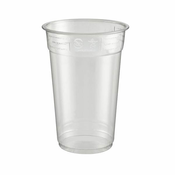 Skodelice za enkratno uporabo, ki jih je mogoče reciklirati, prozorne, 300 ml, 50 kosov