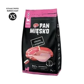 PAN MIĘSKO Piščanec s prepelico za mladiče – suha hrana 9 kg