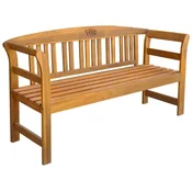 Vidaxl Vrtna klop 157 cm trden akacijev les