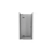 Mexen Roma nihajna tuš vrata 90 cm, prozorna, črna - 854-090-000-70-00