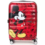 American Tourister WAVEBREAKER DISNEY COMICS Mickey TSA 67/24 Rdeča