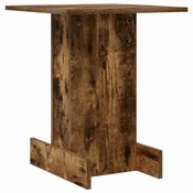 Vidaxl Stranska miza Dimljeni oreh 44,5 x 45 x 55 cm Konstruiran les