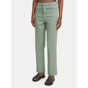Marella Jeans hlače Solista 2613131065 Zelena Straight Fit