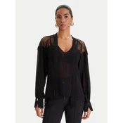 Patrizia Pepe Bluza 8C0859/A692-K103 Črna Regular Fit