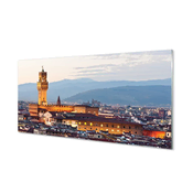 tulup.si Stenska plošča za kuhinjo Italija grad sunset panorama 140x70 cm