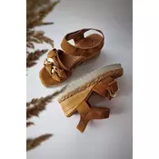 Obuca Trend Kožne sandale sa platformom 34731, Braon