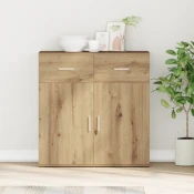 Kreveta Umjetnicki hrast 78 x 38 x 80 cm Konstruirano drvo