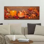 Wallity Dekorativna slika na platnu, 30x80cm, Šarena