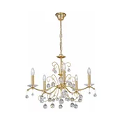 Kolarz 3234.85.3.KoT- Kristalni luster na lancu CARMEN 5xE14/60W/230V 24K pozlata