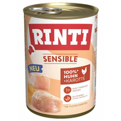 RINTI SENSIBLE piščanec & korenje v konzervi 400 g