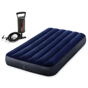 INTEX shumee Napihljiva vzmetnica 191x99x25 cm z batno črpalko 64757