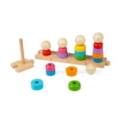 Bigjigs Toys Zlaganje Mavrična družina