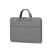 INF Eleganten temno siv PU usnjen etui za prenosnik - vodoodporen in lahek 15,6 palca, (5000071990)