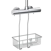 kopalniški regal Bamodi 2 kos brez vrtanja Regulti inox protizdrsne police za tuš kabino mokre prostore srebrn