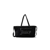 Juicy Couture Potovalka za konec tedna črna/srebrna