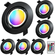 5x KYOTECH 90mm RGB LED vgradni reflektor - 5 W