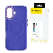 WOZINSKY Modni ovitek MagSafe za Samsung Galaxy S25+ - vijoličen