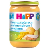 Hipp kašica kukuruz šećerac s pire krumpirom i puretinom 190g-pharmacy