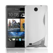 Cadorabo CADORABO Ohišje, združljiv s HTC v Sneguljčici - Zaščitni pokrov iz fleksibilnega silikona TPU, (20585890)