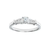 DIAMANT LETERNEL Prstan srebrna