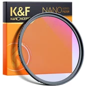 K&F Concept 67 mm XK44 naravni nočni filter, HD, vodoodporen, proti praskam, z zeleno prevleko