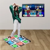 Plesna podloga Mad Monkey Retro Dance Mat - 110 pesmi, 9 stopenj, 10 likov