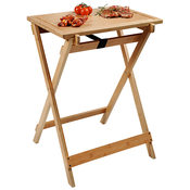 Kesper Raztegljiva miza za žar iz bambusa - 60 x 45 x 79 cm