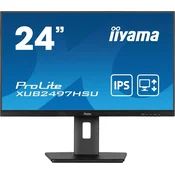 Monitor 23.8 Iiyama XUB2497HSU-B2 IPS 1920x1080/100Hz/1ms/HDMI/DP/USB/zvucnici