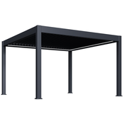 Luksuzna motorizirana bioklimatska pergola PRESTIGE 4×4 m, aluminij – samostojeća