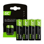 Green Cell punjive baterije Sticks 4x AA R6 2600mAh