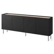 Komoda Desin 220 4D2SZ - črna