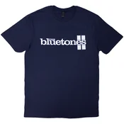 The Bluetones Stripe Logo Navy Blue L Majica
