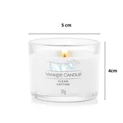 shumee YANKEE CANDLE Signature mini sveča v kozarcu ČIST BOMBAŽ 37 g