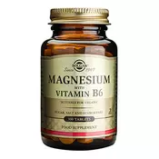 SOLGAR Magnezij s vitaminom B6, (033984017207)
