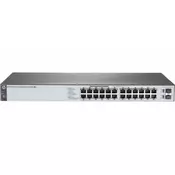 HP 1820-24G-PoE+ (J9983A), 24x10/100/1000 autosensing (12xPoE+ ports), 2xSFP Gigabit ports