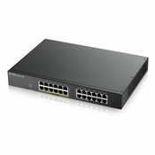 Zyxel GS1900-24EP,24-portni GbE L2,12x PoE, 130 W