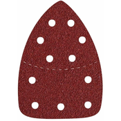 EXTOL brusni papirji delta, z ježkom, pakiranje 10 kosov, 149 x 105 mm, P120 8803974