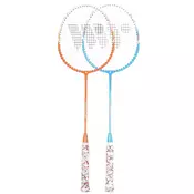 Komplet loparji in žogice za badminton